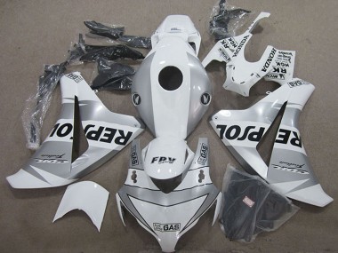 Carénage Moto Honda CBR1000RR 2008-2011 - Blanc Argent Noir Repsol Abordables
