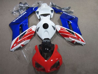 Kits Carénage Moto ABS Honda CBR1000RR 2004-2005 - Blanc Rouge Bleu Abordables