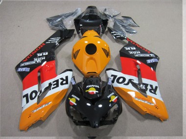 Kits Carénages Moto Honda CBR1000RR 2004-2005 - Orange Blanc Rouge Noir Brillant Repsol Abordables