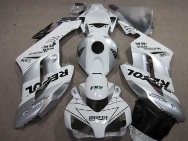 Kits Carénage Moto Honda CBR1000RR 2004-2005 - Blanc Argent Noir Repsol Abordables