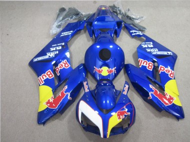 Carénages Moto Honda CBR1000RR 2004-2005 - Bleu Jaune Blanc Red Bull Abordables