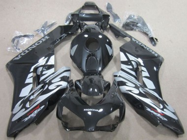 Carénages Moto Honda CBR1000RR 2004-2005 - Noir Brillant Argent Abordables