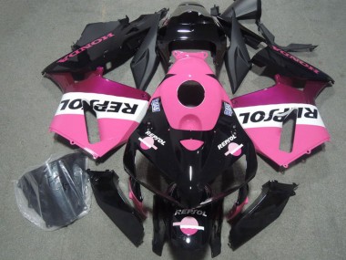 Carénages Moto Honda CBR1000RR 2004-2005 - Rose Blanc Noir Brillant Repsol Abordables