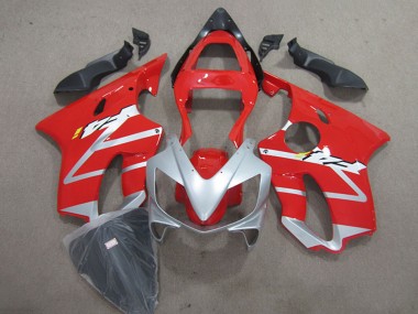 Kits Carénage Moto ABS Honda CBR600 F4i 2001-2003 - Argent Rouge Abordables