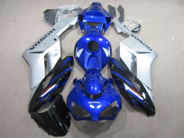 Carénages Moto Honda CBR600 F4i 2001-2003 - Argent Bleu Noir Brillant Abordables
