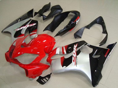 Carénages Moto ABS Honda CBR600 F4i 2004-2007 - Argent Rouge Noir Brillant Abordables