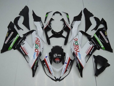 Carénages Moto Kawasaki ZX6R 2013-2018 - Blanc Vert Noir Rouge Rapid Abordables