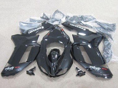 Carénages Moto Kawasaki ZX6R 2007-2008 - Noir Ninja 636 Abordables