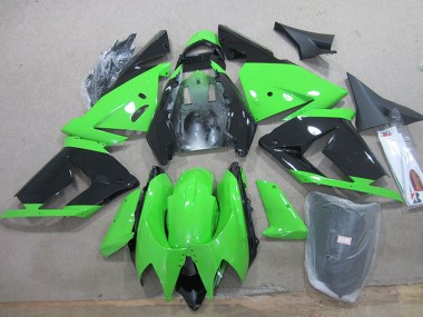 Carénages Moto Kawasaki ZX10R 2004-2005 - Noir Vert Abordables
