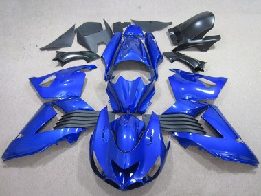 Carénage Moto Kawasaki ZX14R ZZR1400 2006-2011 - Bleu Abordables