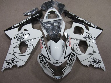 Carénages Moto Suzuki GSXR 600 2004-2005 - Blanc Noir Corona Extra Motul Abordables