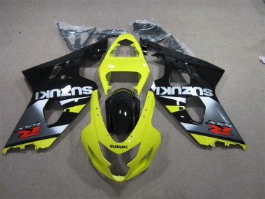 Carénages Moto Suzuki GSXR 600 2004-2005 - Jaune Argent Noir Rouge Abordables