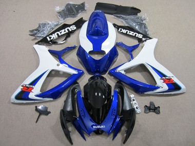 Carénages Moto Suzuki GSXR 600 2006-2007 - Blanc Bleu Noir Rouge Abordables