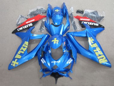 Carénages Moto Suzuki GSXR 600 2008-2010 - Bleu Jaune Rouge Noir Rizla Motul Abordables