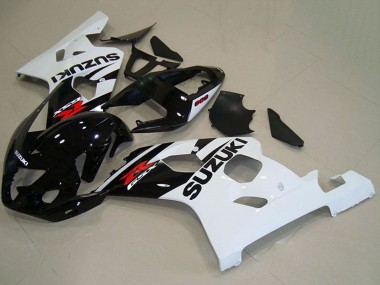 Carénages Moto Suzuki GSXR 750 2004-2005 - Noir Brillant Blanc Rouge Abordables
