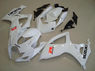 Carénages Moto Suzuki GSXR 750 2006-2007 - Blanc Abordables