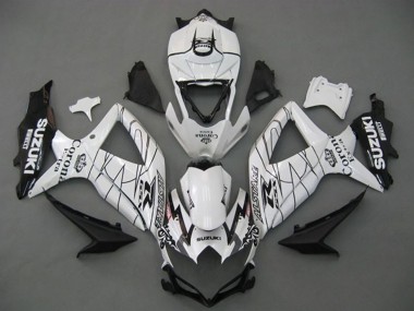 Carénages Moto Suzuki GSXR 750 2008-2010 - Blanc Noir Corona Extra Alstare Abordables