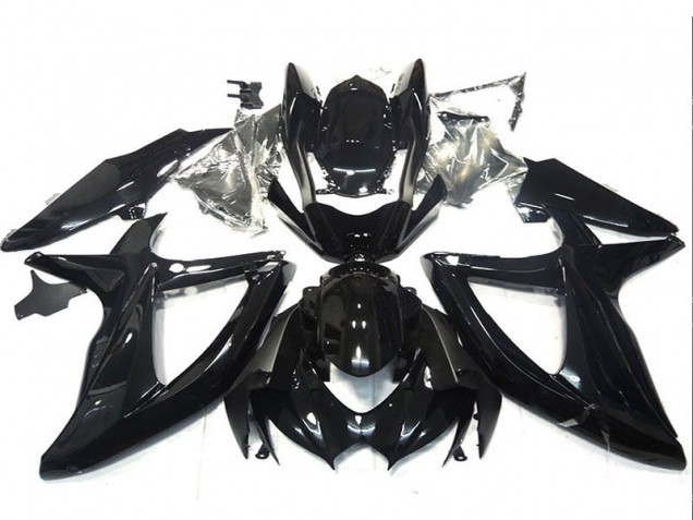 Carénages Moto Suzuki GSXR 750 2008-2010 - Noir Brillant