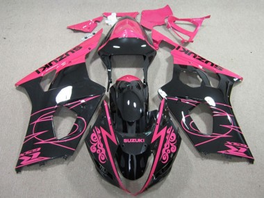 Carénages Moto Suzuki GSXR 1000 2003-2004 - Rose Noir Abordables
