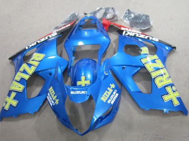 Carénages Moto Suzuki GSXR 1000 2003-2004 - Bleu Jaune Noir Rizla Abordables