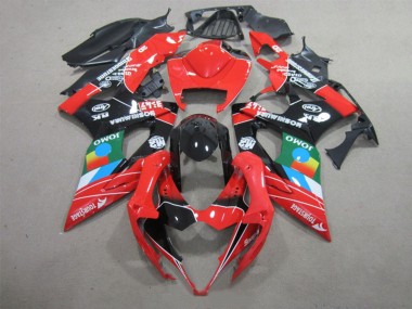 Carénages Moto Suzuki GSXR 1000 2005-2006 - Rouge Noir Bleu Blanc Vert Abordables