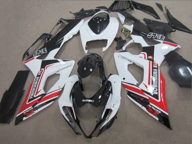 Carénages Moto Suzuki GSXR 1000 2005-2006 - Blanc Noir Rouge Yoshimura Abordables