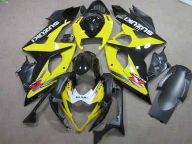 Carénages Moto Suzuki GSXR 1000 2005-2006 - Jaune Noir Blanc Rouge Abordables