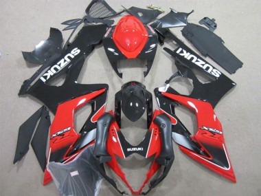 Carénages Moto Suzuki GSXR 1000 2005-2006 - Noir Rouge Abordables