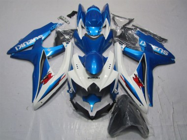 Carénage Moto Suzuki GSXR 1000 2007-2008 - Blanc Bleu Rouge Abordables