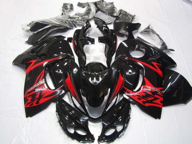 Carénage Moto Suzuki GSXR 1300 Hayabusa 2008-2020 - Noir Brillant Rouge Abordables