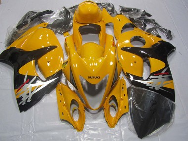 Carénages Moto Suzuki GSXR 1300 Hayabusa 2008-2020 - Jaune Noir Abordables