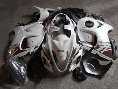 Carénage Moto Suzuki GSXR 1300 Hayabusa 2008-2020 - Blanc Noir Abordables
