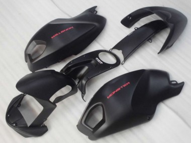 Carénage Moto Ducati Monster 696 2008-2012 - Noir Mat Abordables