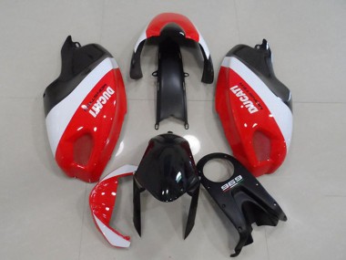 Carénages Moto Ducati Monster 696 2008-2012 - Blanc Rouge Noir Monstre Abordables
