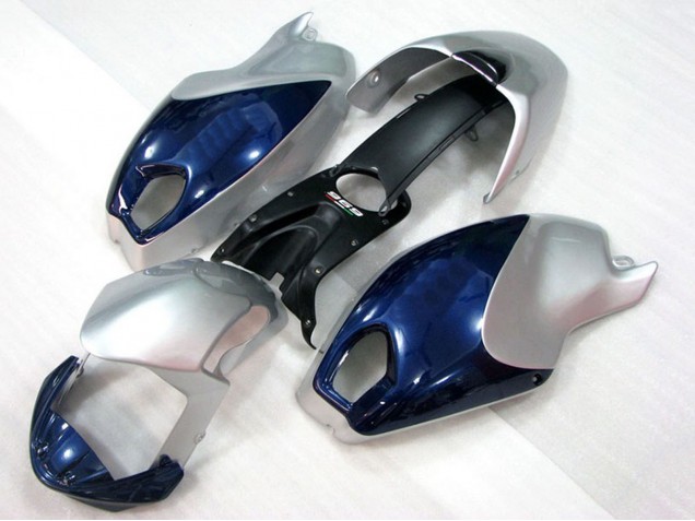 Carénages Moto Ducati Monster 696 2008-2012 - Bleu Foncé Argent