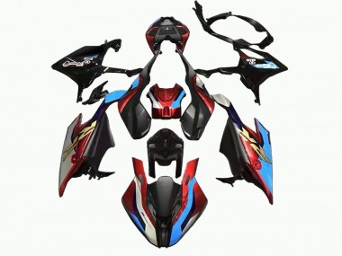 Carénage Moto BMW S1000RR 2019-2022 - Noir Bleu Rouge Or Abordables