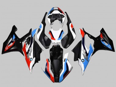 Kits Carénage Moto BMW S1000RR 2019-2022 - Noir Rouge Bleu Blanc Abordables