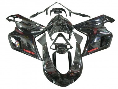 Carénages Moto Ducati 1098 2007-2014 - Noir Brillant Abordables