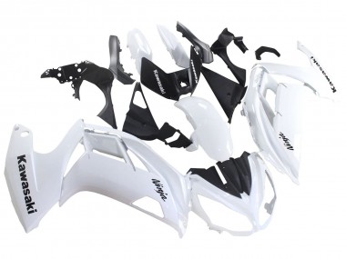 Carénages Moto Kawasaki EX650 2012-2016 - Blanc Noir Abordables