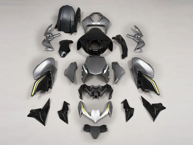 Carénages Moto Kawasaki Z900 2020-2024 - Gris Noir