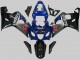 Carénages Moto Suzuki GSXR 600/750 2004-2005 - Bleu Gris Noir Brillant