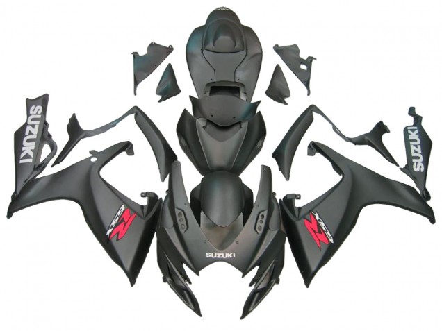 Carénages Moto Suzuki GSXR 600/750 2006-2007 - Noir Mat