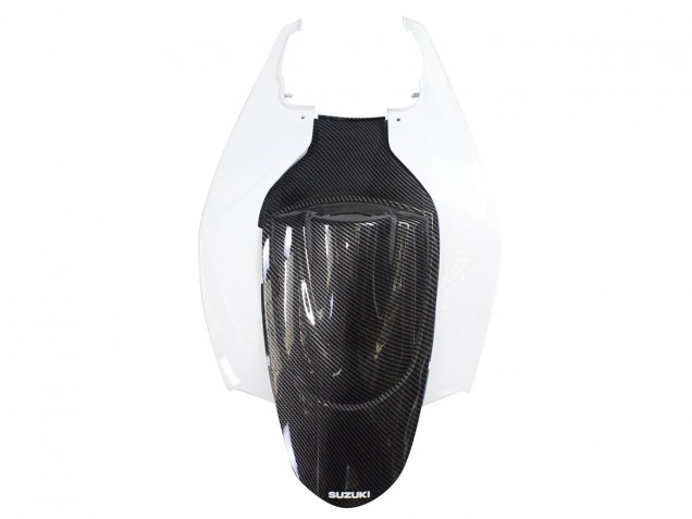 Carénages Moto Suzuki GSXR 600/750 2006-2007 - Noir Blanc Fibre de Carbone Style