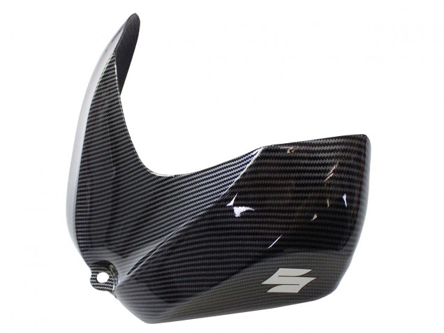 Carénages Moto Suzuki GSXR 600/750 2006-2007 - Noir Blanc Fibre de Carbone Style