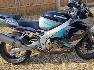 Carénages Moto Kawasaki Ninja ZX9R 2002-2003 - Bleu Argent Abordables