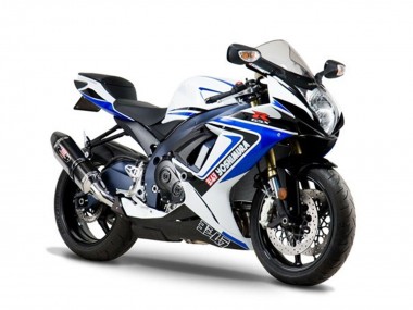Carénages Moto Suzuki GSXR 1000 2005-2006 - Blanc Bleu Noir Yoshimura Abordables