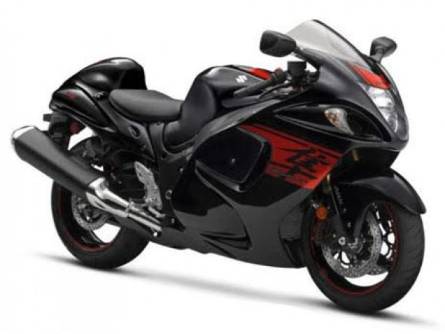Carénage Moto Suzuki GSXR 1300 Hayabusa 2008-2020 - Noir Brillant Rouge