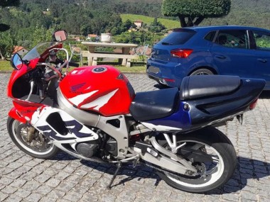 Kits Carénage Moto Honda CBR900RR 919 1998-1999 - Blanc Rouge Bleu Abordables