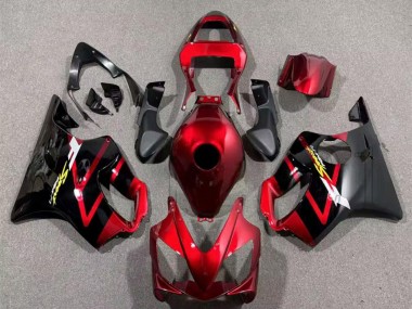 Carénages Moto Honda CBR600 F4i 2001-2003 - Bonbon Rouge Noir Abordables