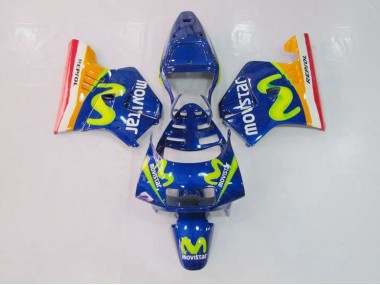 Bleu Vert Carénage Honda NSR 250 MC28 P4 1994-1996 Abordables